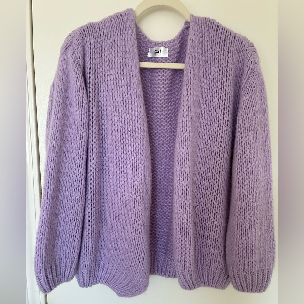 OST London mohair blend cardigan